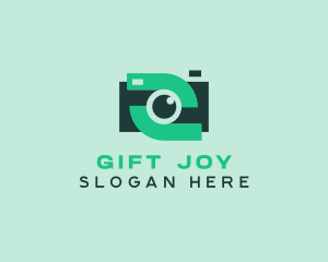 Green Video Camera logo design