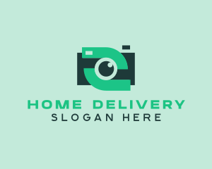 Green Video Camera logo design