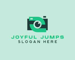 Green Video Camera logo design