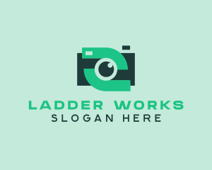 Green Video Camera logo design