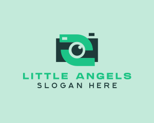 Green Video Camera logo design