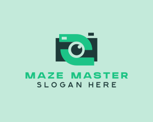 Green Video Camera logo design