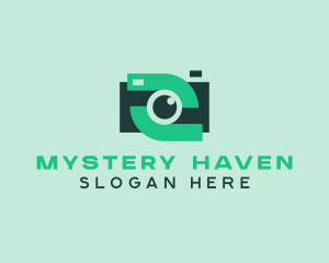 Green Video Camera logo design