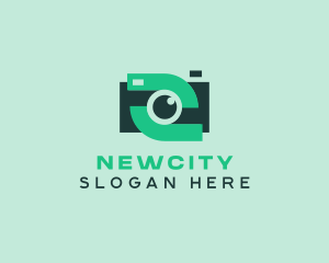 Green Video Camera logo design