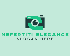 Green Video Camera logo design