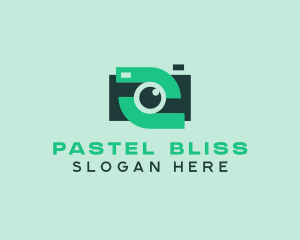 Green Video Camera logo design