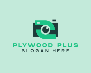 Green Video Camera logo design