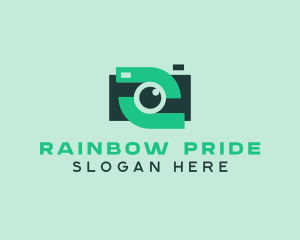 Green Video Camera logo design