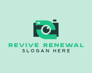 Green Video Camera logo design