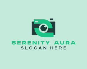 Green Video Camera logo design