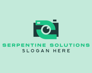 Green Video Camera logo design