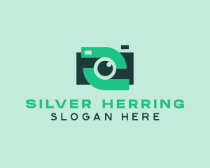 Green Video Camera logo design