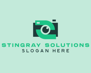 Green Video Camera logo design