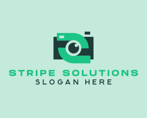 Green Video Camera logo design