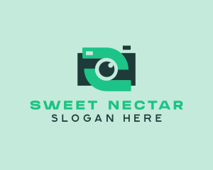 Green Video Camera logo design