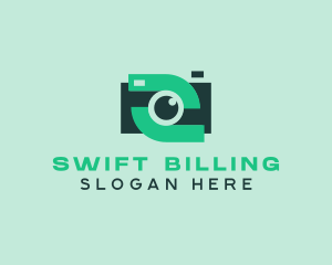 Green Video Camera logo design