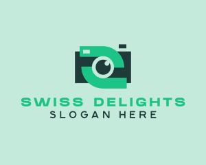 Green Video Camera logo design