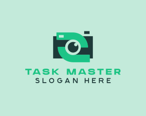 Green Video Camera logo design