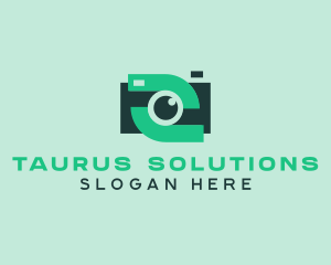 Green Video Camera logo design