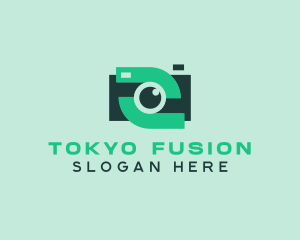 Green Video Camera logo design