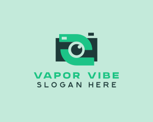 Green Video Camera logo design