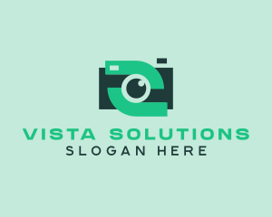 Green Video Camera logo design