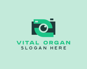 Green Video Camera logo design