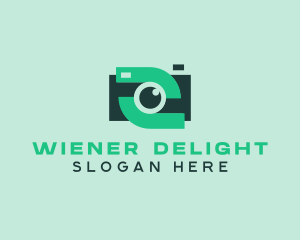 Green Video Camera logo design