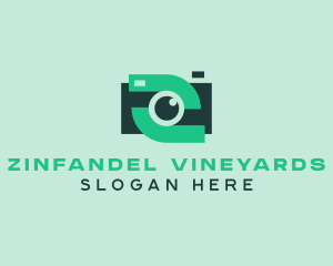 Green Video Camera logo design