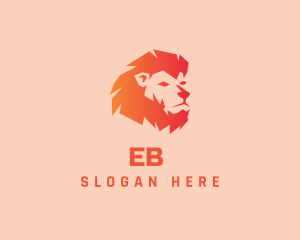 Gradient Lion Mane Logo