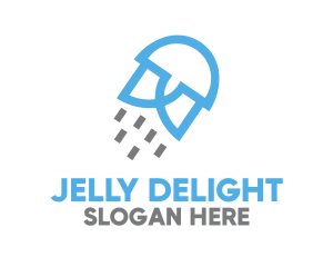 Tech Jellyfish Data logo design