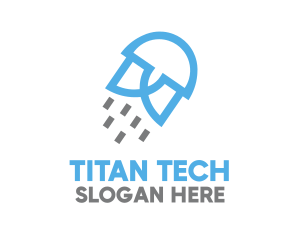 Tech Jellyfish Data logo design