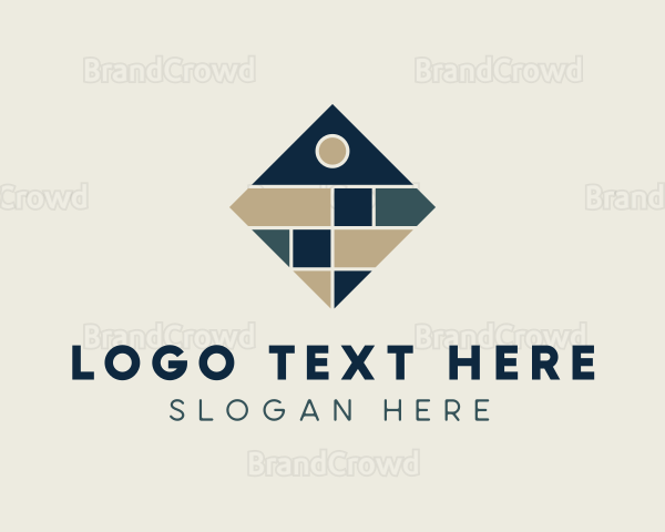 Flooring Tile Pattern Logo