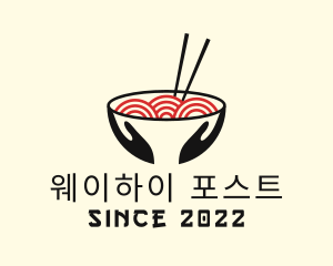 Japanese Ramen Bowl logo design