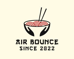 Japanese Ramen Bowl logo design