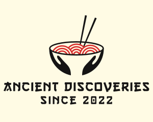 Japanese Ramen Bowl logo design