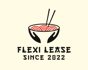 Japanese Ramen Bowl logo design