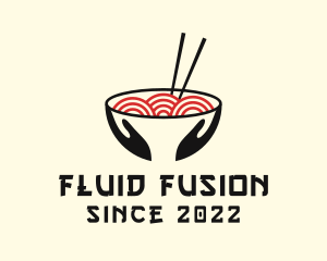 Japanese Ramen Bowl logo design