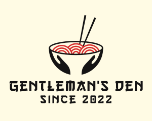 Japanese Ramen Bowl logo design