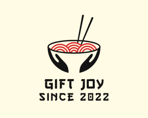 Japanese Ramen Bowl logo design