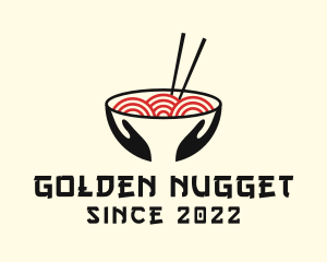 Japanese Ramen Bowl logo design