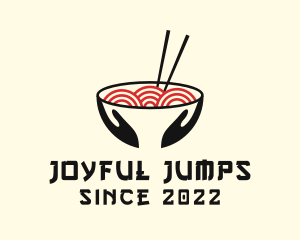 Japanese Ramen Bowl logo design