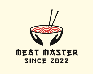 Japanese Ramen Bowl logo design