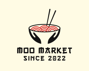 Japanese Ramen Bowl logo design