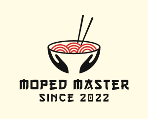 Japanese Ramen Bowl logo design