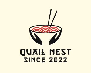 Japanese Ramen Bowl logo design