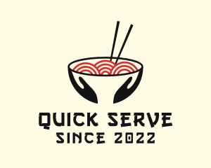 Japanese Ramen Bowl logo design