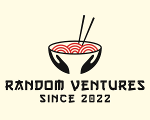 Japanese Ramen Bowl logo design