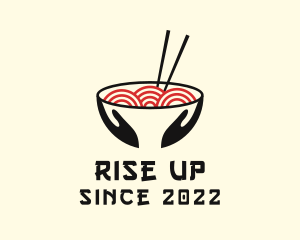 Japanese Ramen Bowl logo design