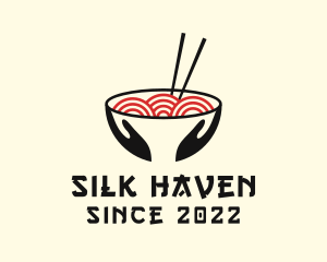 Japanese Ramen Bowl logo design